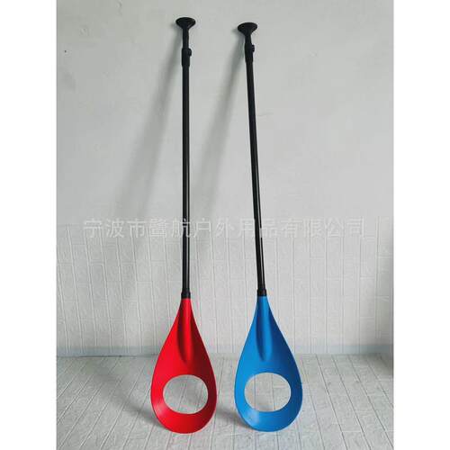 热销厂家直销新款赛事sup铝合金桨全碳纤维桨马球桨桨板球水球pol