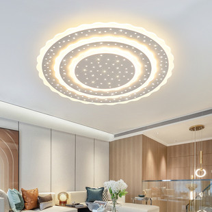热销现代简约吸顶灯浪漫客厅灯星星卧室灯智能语音灯具全屋套装吸