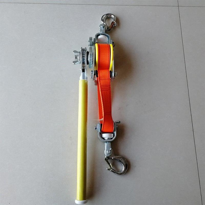 热销双带式电缆拉线器拉紧器紧线器多用途手扳紧绳器电力架空导线