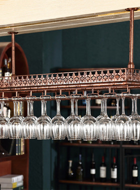 酒吧酒杯架悬挂倒挂杯架酒ktv杯架创意酒架吊杯架葡萄酒红酒杯架