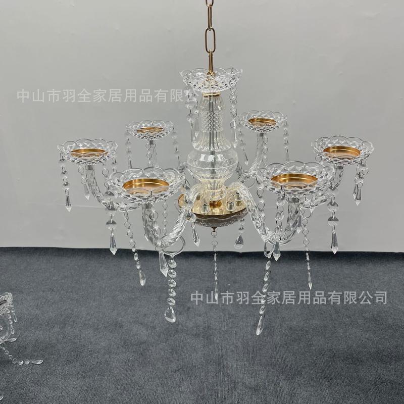 欧式铁艺菱形电镀金色烛台晚餐婚礼堂酒店主桌布置道具蜡烛台