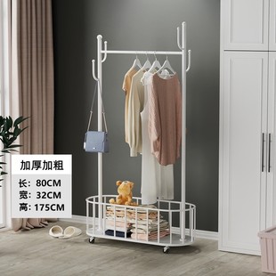简易衣架衣帽架可移动卧室落地衣柜不占空间挂衣架轻奢家用服装