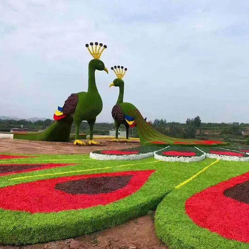 大型绿雕工程雕塑植物造型仿真绿雕景观创意户外动植物绿雕摆件