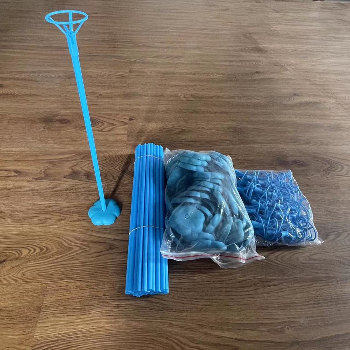 结婚祝寿生日派对酒店餐桌支架乳胶气球桌飘立柱路引托杆装饰