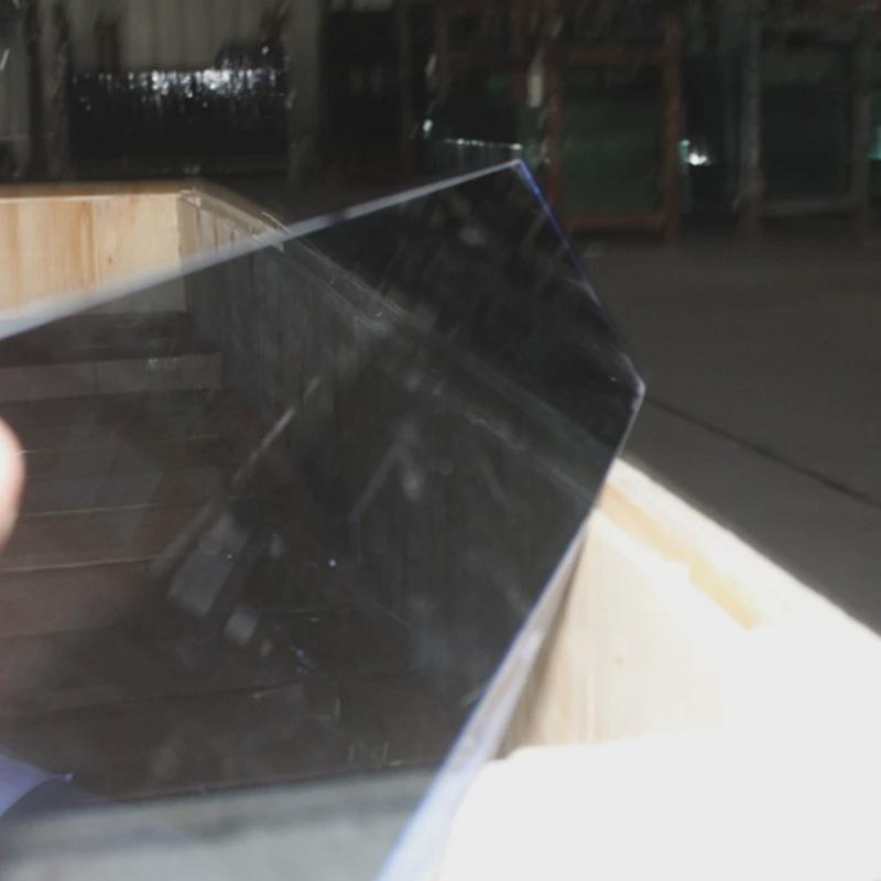 深蓝色百叶窗玻璃4英寸6英寸源头厂家供应家用玻璃窗户玻璃