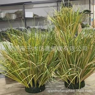 仿真草丛水草植物工程景观地面装饰绿植园艺室外造景摆件草假草堆