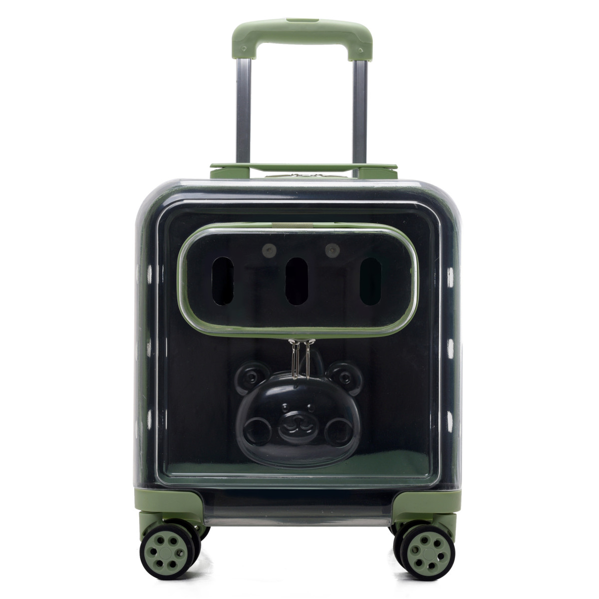 宠物拉杆箱批发太空舱空包猫咪出游携带行李箱透明太万向轮拉杆箱