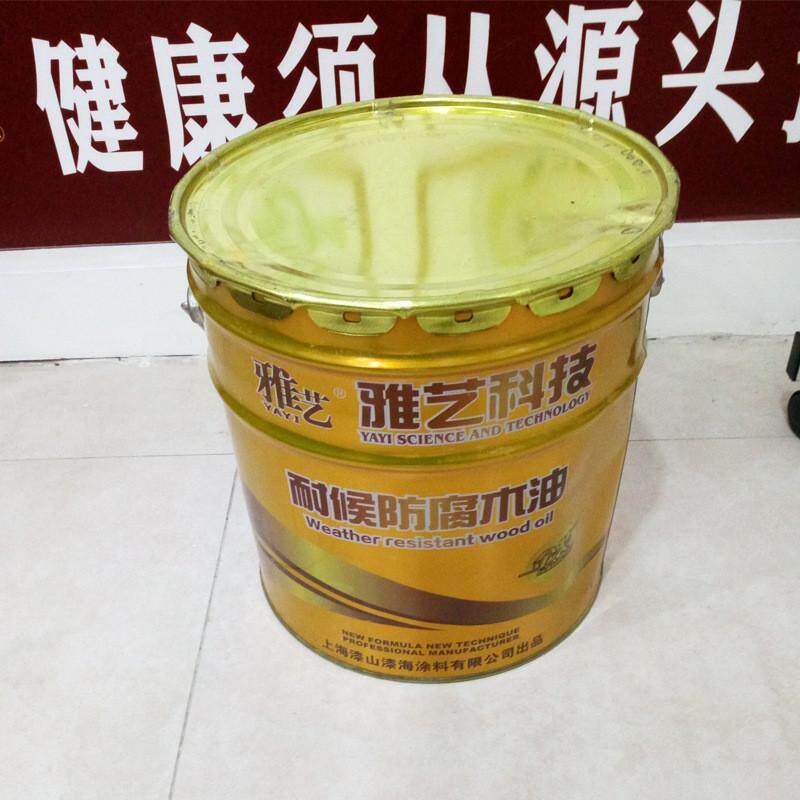 金莺莱水性木蜡油候防腐木油16l防水木油清漆木器漆户外代耐桐油