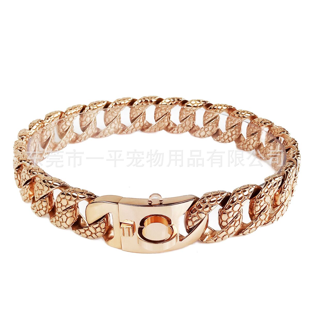 热销32mm不锈钢宠物用品狗项圈脖圈法斗恶霸犬颈圈杜宾古巴链狗猛