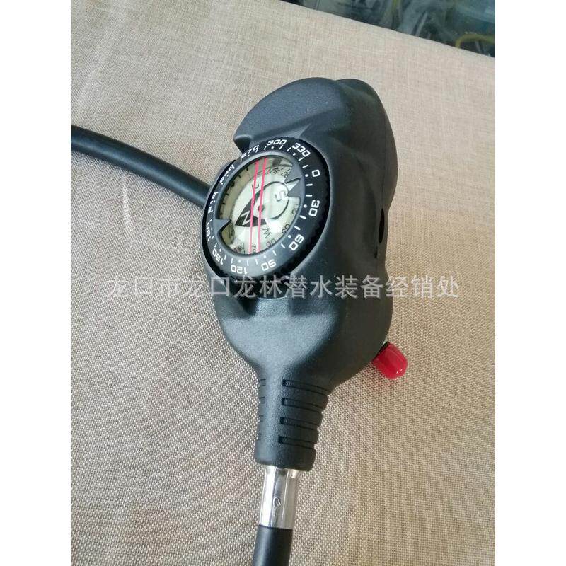 指北针三联表深度表+残压表+潜水saekodive正光潜水仪表指南针