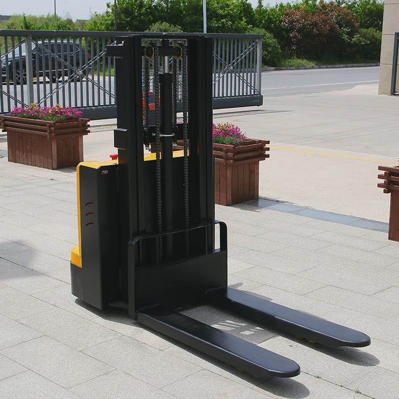 厂家直供步行式液压堆高机搬运堆垛机全电动搬运升高叉车堆高车