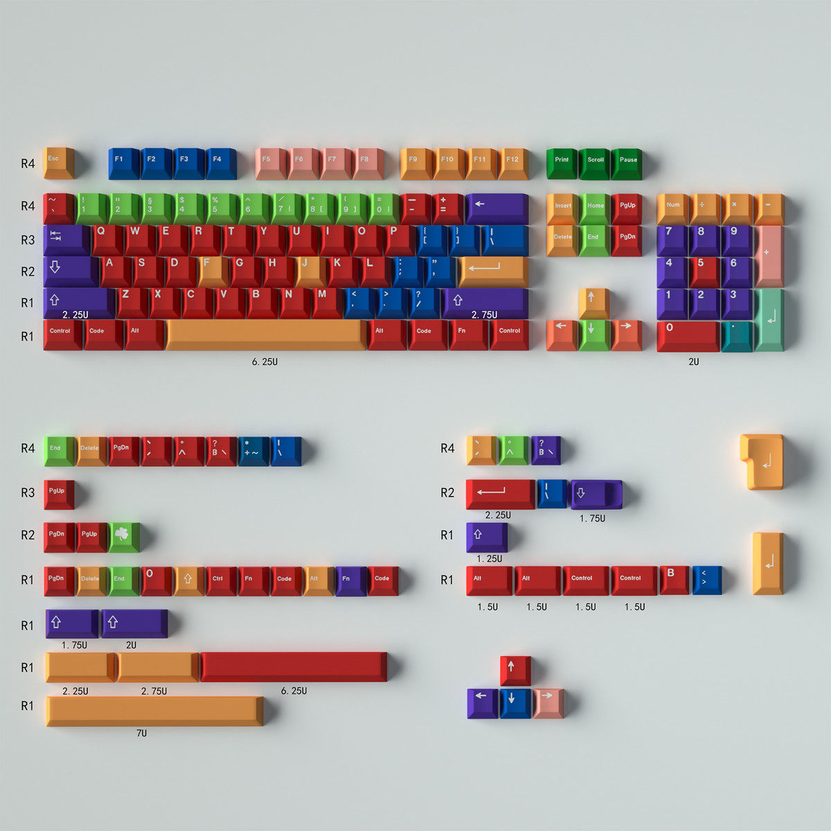 GMK Handarbeit机械键盘键帽大全套PBT热升华樱桃原厂高度适配61