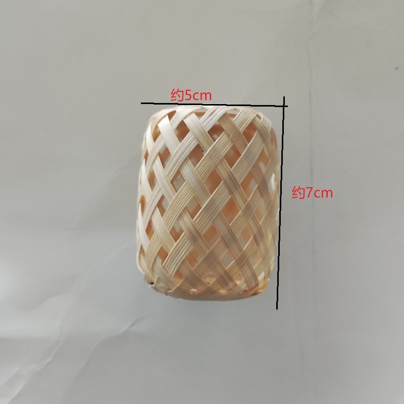 手工制作编制网红diy新款摆摊手提小灯笼竹编材料小灯笼古风手编