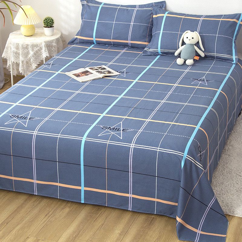 床单单件春夏宿舍三件套棉被单单双人1.5米1.8m床家用学生