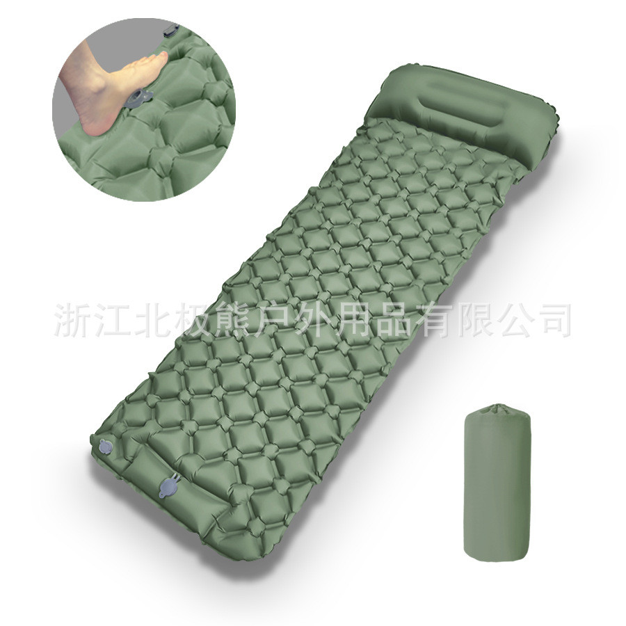 lt-04脚踩新款防潮垫菱形tpu充气垫户外帐篷睡垫野营超轻便携单人
