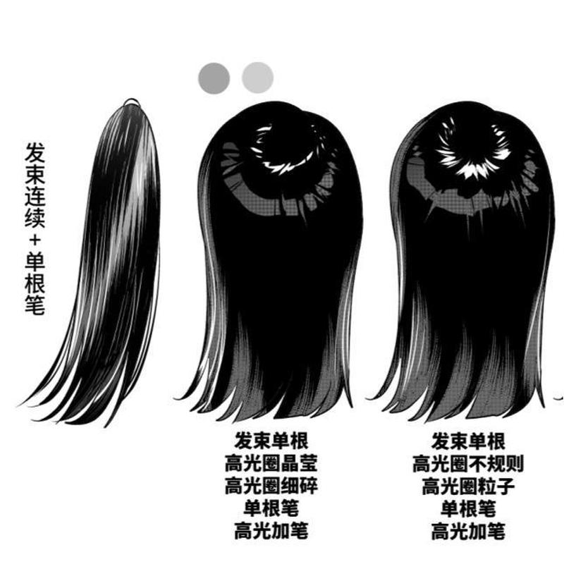 【自制笔刷•请单独拍】csp优动漫漫画用排线衣褶头发质感笔刷包