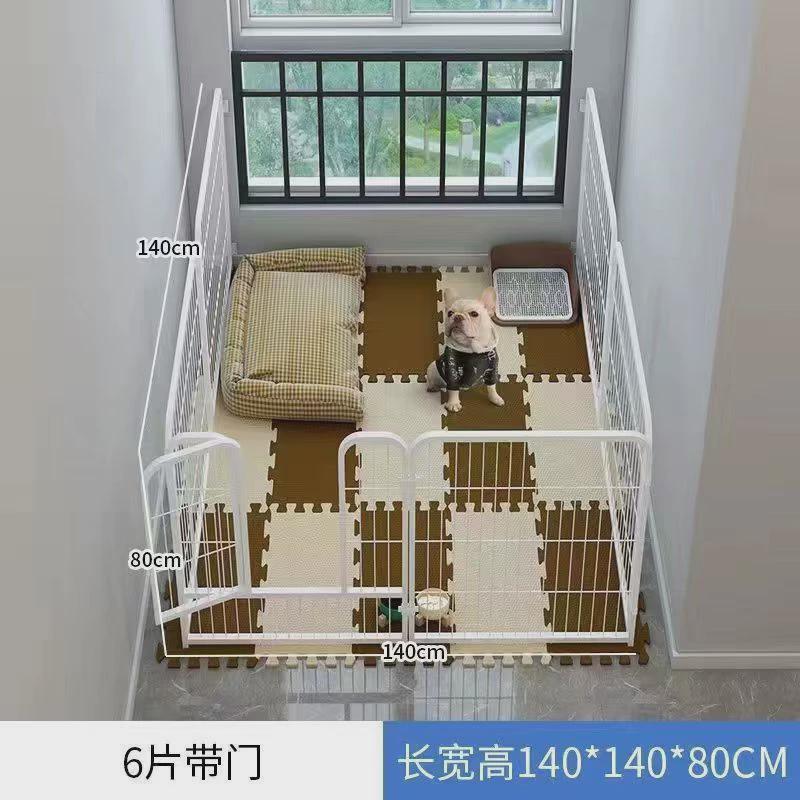 狗狗围栏中犬型超大狗狗不锈钢生活用品金毛边牧家用室内加高笼