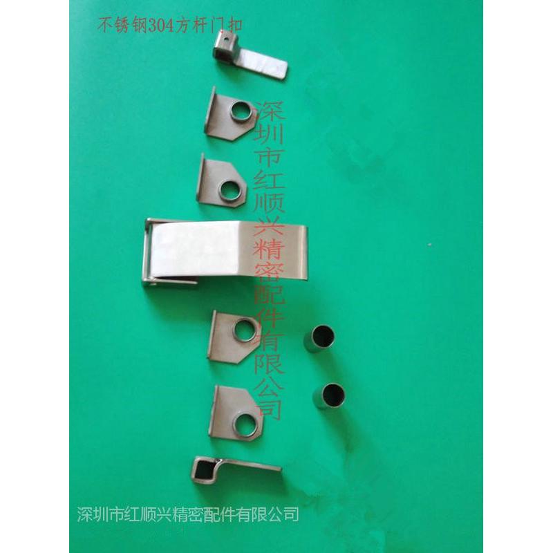 红顺兴系列不锈钢方杆门扣拉杆锁烘烤箱门锁货柜锁