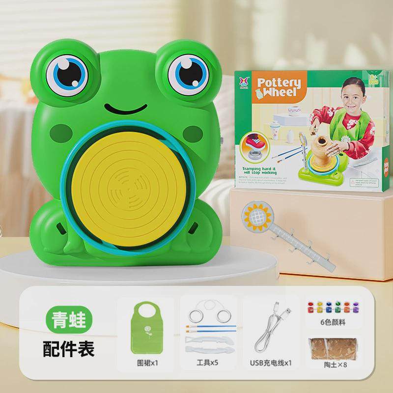 新款蜗牛陶艺机儿童手工电动陶泥制作免烧粘土脚踏版软陶泥拉胚机,玩具/童车/益智/积木/模型,粘土/超轻粘土,淘宝优惠券,粉丝福利购,淘宝优惠卷