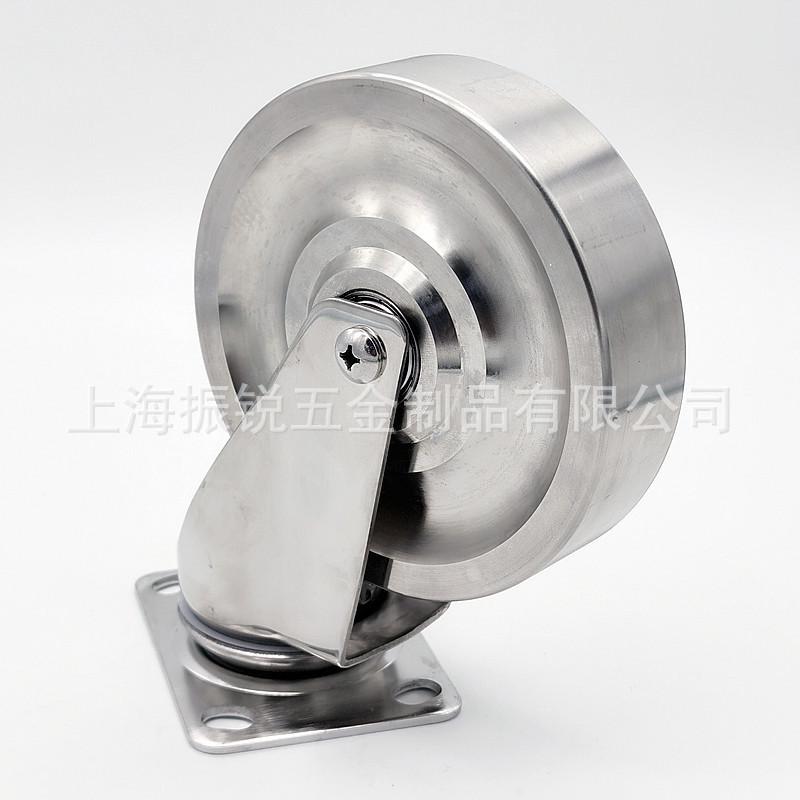 全不锈钢脚轮3寸4寸5寸304全不锈钢脚轮万向刹车轮子厂家直销