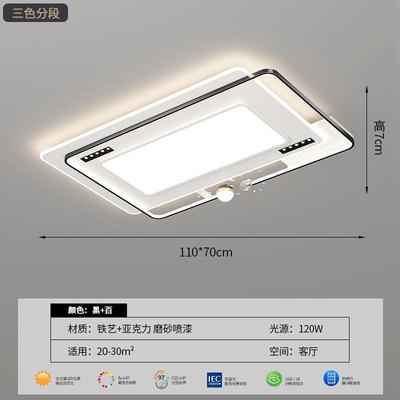 吸顶灯现代简约高级感大厅中山家装灯饰客厅主灯三室二厅灯具套餐