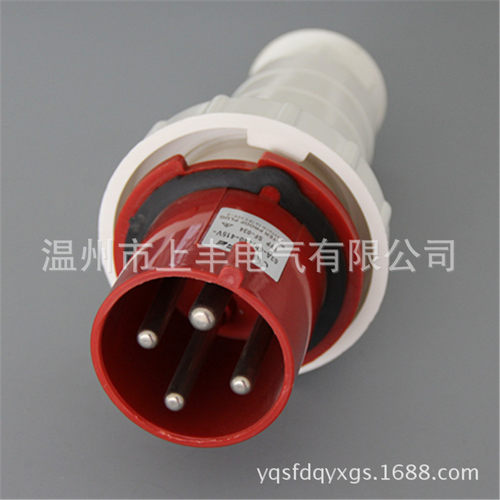 热销sfe上温州丰 4p/125a/ip67 工业新型防水插头  sf-044
