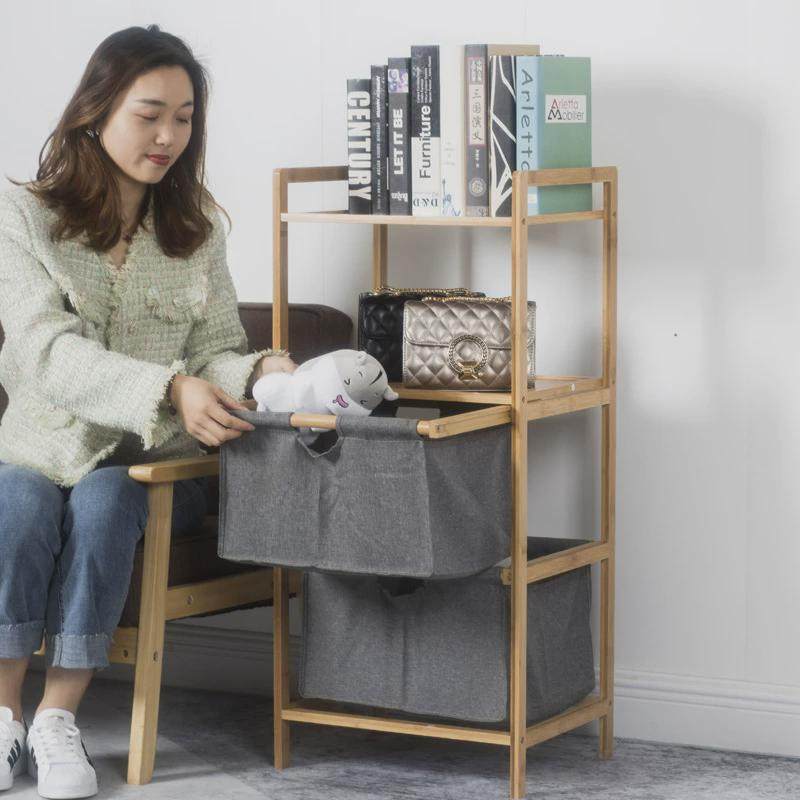 家用多功能整理置物架浴室分类脏衣篮洗衣篓塑料大号移动收纳筐