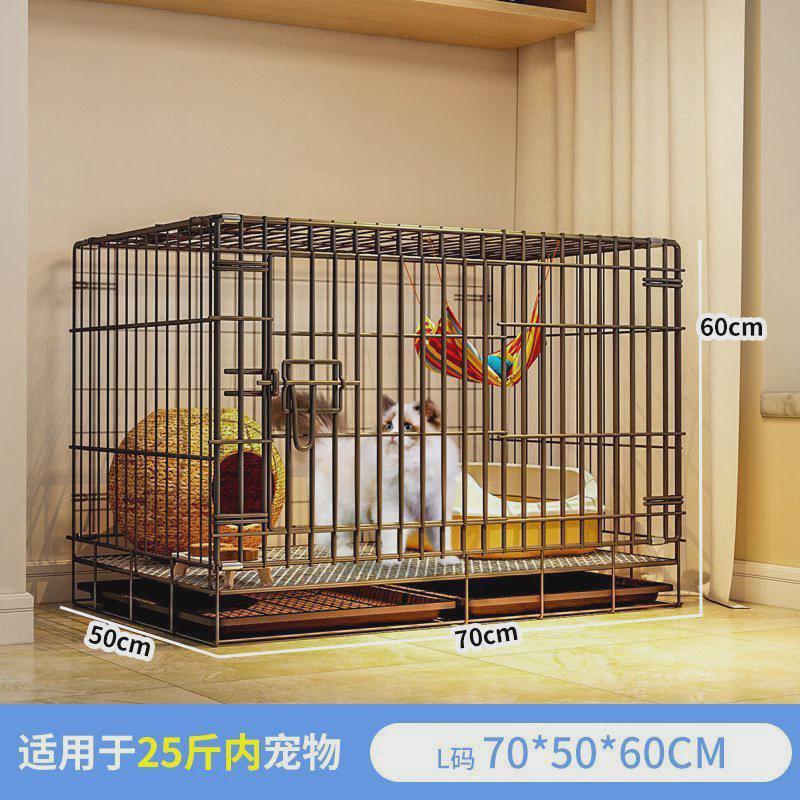 猫笼猫窝猫别墅不猫笼子超大自由空间双层占地猫咪笼子折叠猫铁笼