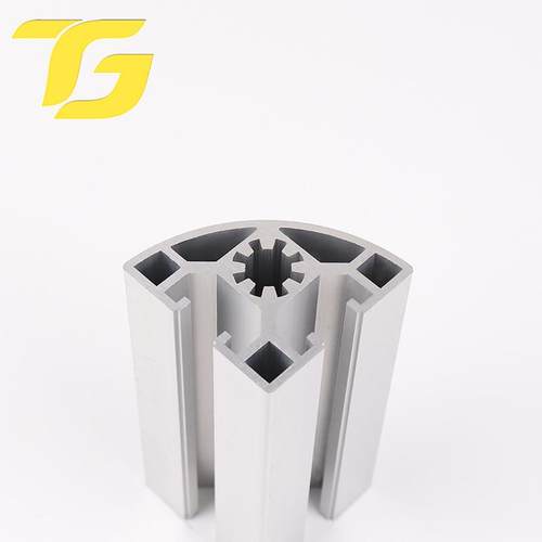 铝型材厂家4545R自动化设备铝材半圆铝型材圆弧45*45铝合金型材