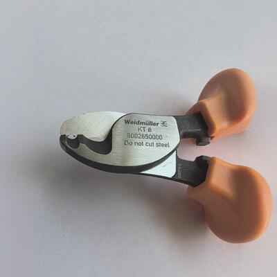 铬钒钢钳头KT8压接钳工具绝缘多端头压线钳断线魏德米勒剥线钳