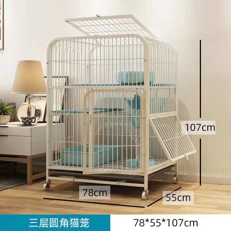 猫笼子猫别墅猫窝室内二层三层家用大号猫咪笼宠物笼超大猫舍