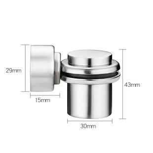 重型门门吸强磁门吸304不锈钢门吸门碰地大磁圈实木阻防撞门档