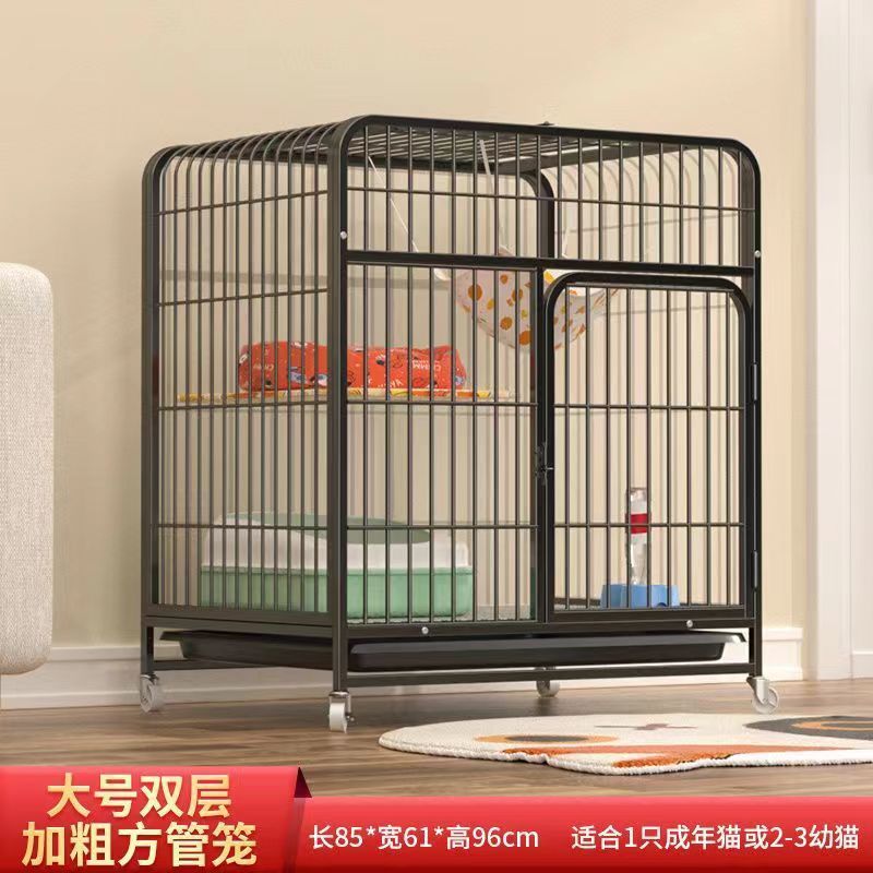 热销猫笼子家用室内大空间带厕所猫别墅宠物二层三层猫笼