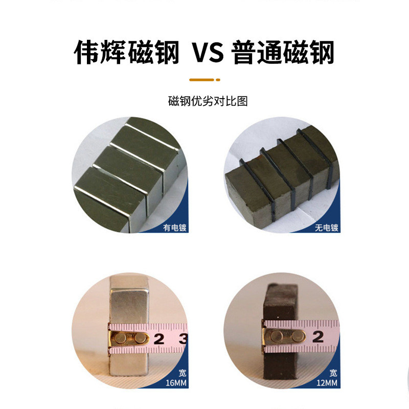 厂家批发1吨伟辉永磁起重器磁强力磁力吊吸盘1t铁板3t磁铁钢板到