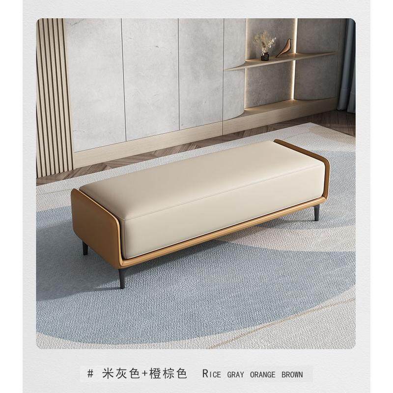 卧室轻奢床尾凳沙发床榻北欧简约换鞋凳长凳服装店坐凳长椅休息