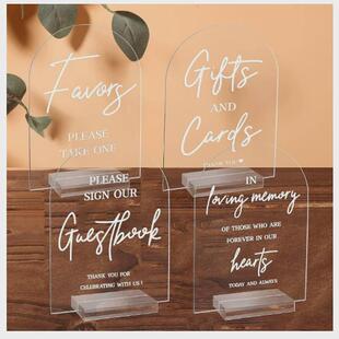 亚克力餐厅宴会桌号牌仪式婚礼席位卡用于台卡婚礼礼品桌标志