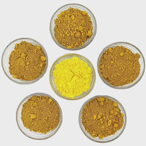 氧化铁黄纸张皮革绘画颜料用氧化铁黄色粉用涂料油漆氧化铁颜料