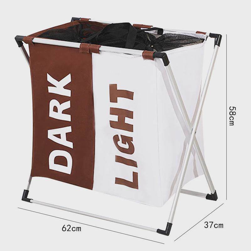 家用分格脏衣篮牛津布可折叠脏衣收纳筐防水创意脏衣篓洗衣袋