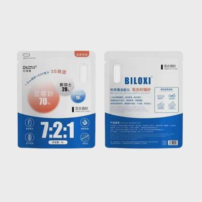 比洛惜EOF因子混合猫砂小颗粒除臭珠粉尘少膨润土秒结团2.5kg6L