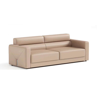 现代简约办公沙发接待室商务会客沙发单人双人吉凯办公室皮制沙发