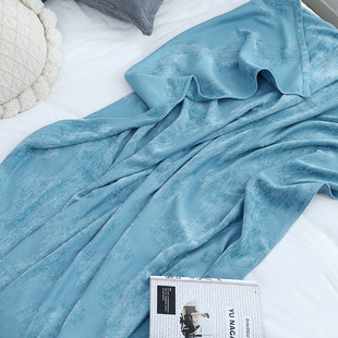 纯色雪尼尔毛毯简约现代欧式床毯搭盖沙发毯床上加厚客厅床尾毯