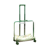 绿色大号宠物拉杆箱旅行透行李箱空间明大户外便携大容量宠物猫包