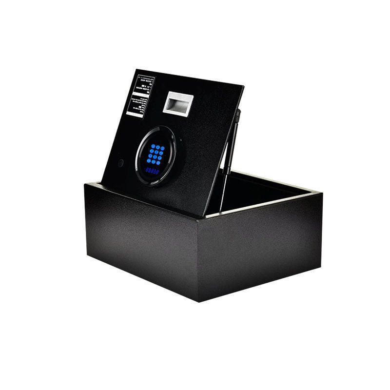 上翻式保险柜家用隐形小型衣柜指纹保险箱入墙入柜上开式保险箱家