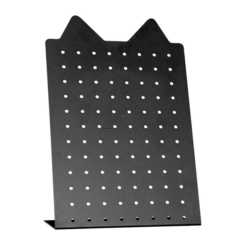 展示架桌面立式创意洞洞板餐厅咖啡厅桌牌办公桌商业收银台多用途