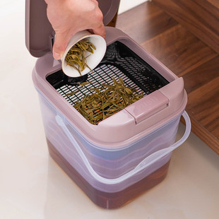 71tx茶水桶废水桶茶垃圾桶茶具配件茶台茶桌排接透明茶艺茶桶泡茶