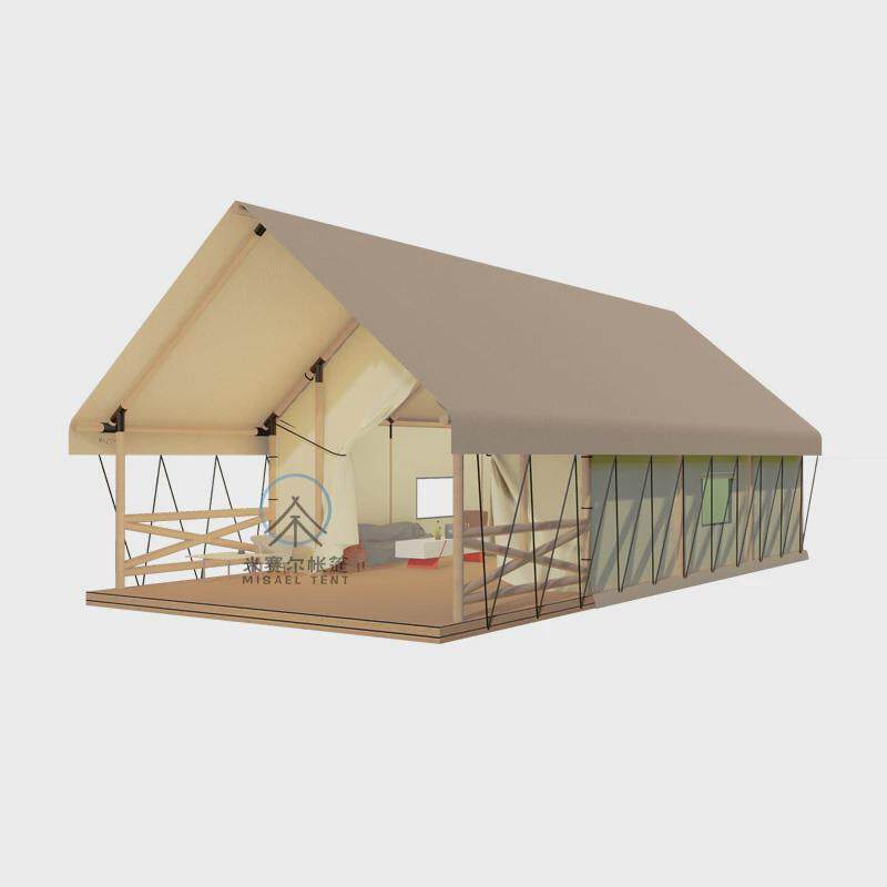 广州订制木结构住宿帐篷帐篷房山野露营基地防强风暴雨轻奢酒店式