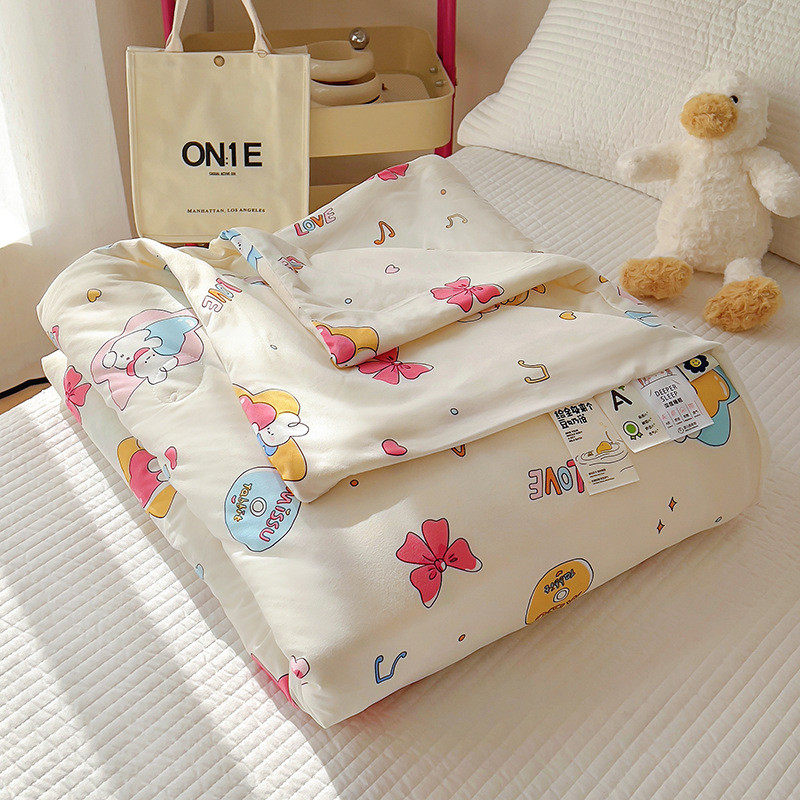 大豆纤维夏凉被空调被2024新款被子被芯春秋被宿舍单人儿童可机洗,床上用品,化纤被,淘宝优惠券,粉丝福利购,淘宝优惠卷