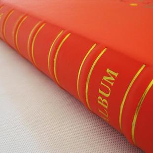 靓影影集4d400张大6寸一面竖放4张像册\仿皮面相册插袋相册