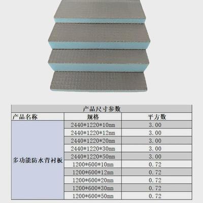 新材料背衬板防水防潮保温隔热隔音防水背衬板浴室隔断贴瓷砖装修