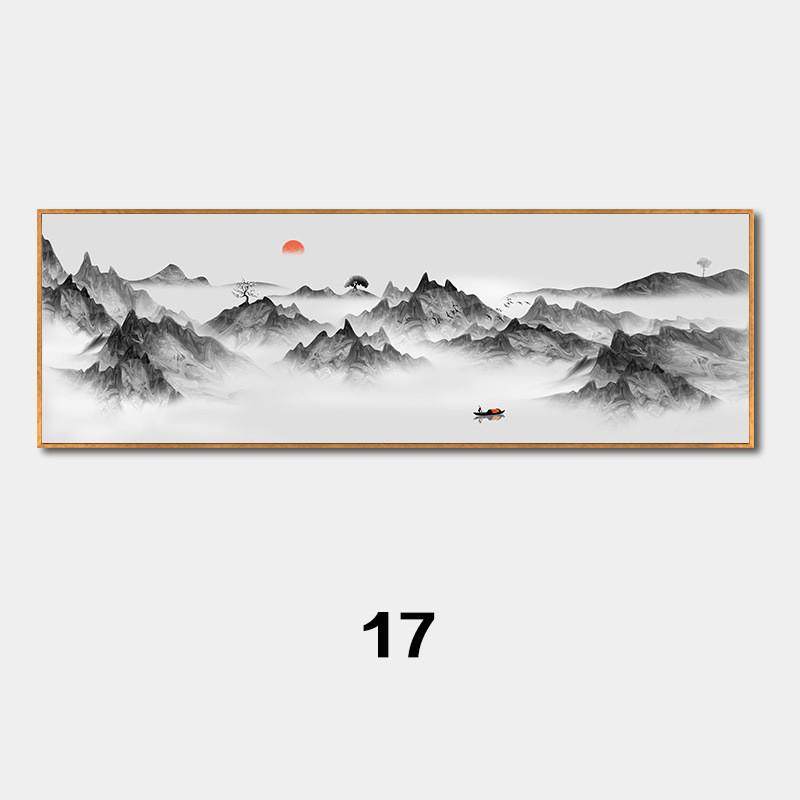 新中式挂画客厅茶室图装饰画靠山背景墙床头壁画办公室字画山水画,家居饰品,现代装饰画,淘宝优惠券,粉丝福利购,淘宝优惠卷